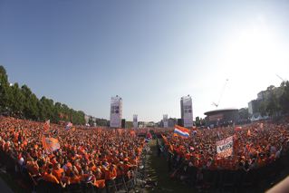 July 2010 World Cup Final Celebrations with Mojo Barriers